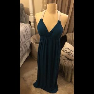 Blue maxi dress